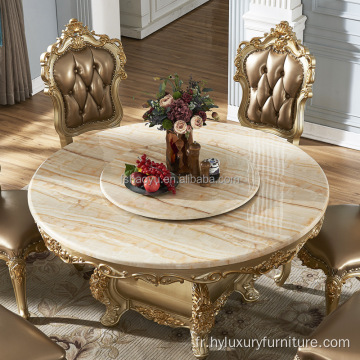 Table à manger ronde en marbre Royal Home Furniture